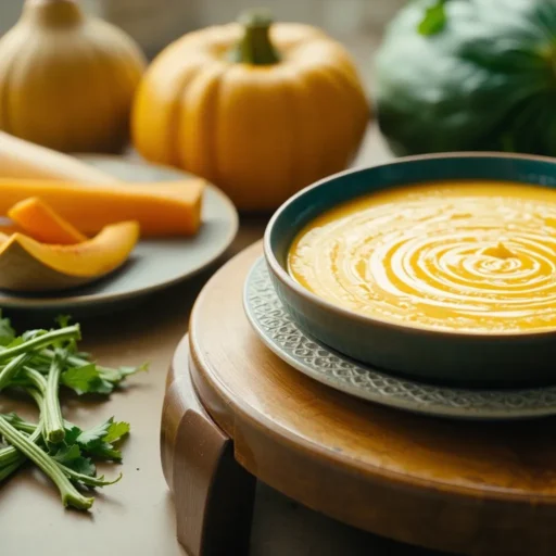 Crema de Calabaza y Zanahoria