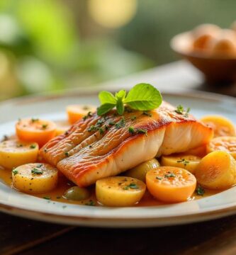 Salmón al Horno con Espárragos y Patatas